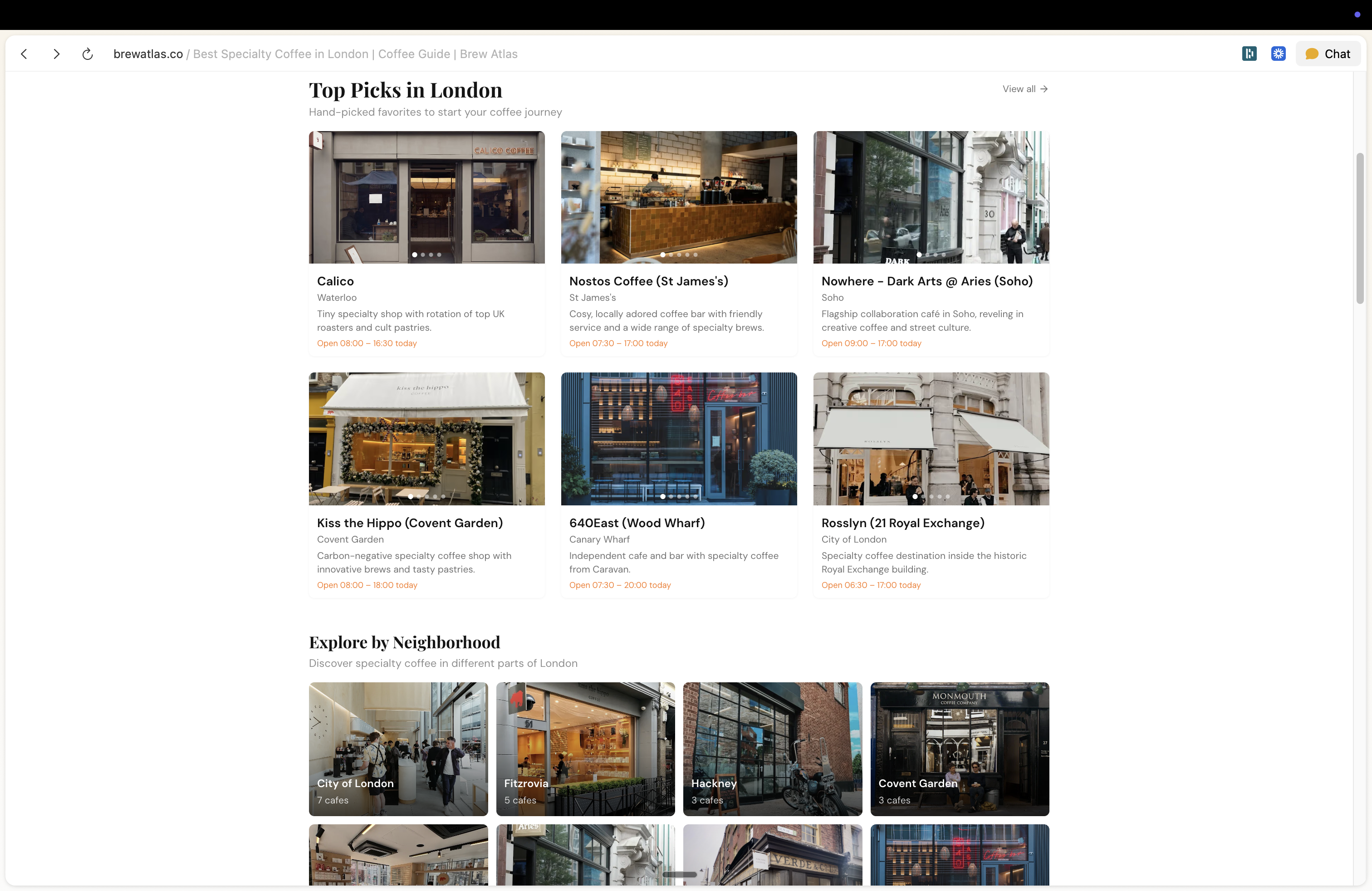 City Pages Redesign